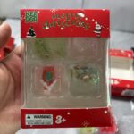 Christmas Halloween Maltose Ice Cube Squishy Toys 4 Pcs Box Super Soft TPR Stress Relief Squeeze Fidget Toys For Kids Party Gift Wholesale view 3
