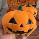 Halloween Pumpkin Squeeze Squishy Toy Gift Box TPR Stress Relief Fidget Toy for Kids Halloween Decoration Party Gift Wholesale view 3