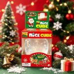 Christmas NeeDoh Nice Cube Glitter Squish Toy Super Solid Squish Squeeze Sensory Fidget Toy Xmas Holiday Gift for Kids Adults view 4