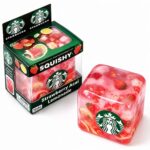 Starbucks Cube Water Bead Squishy Toy Simulated Strawberry Lemonade Drink Squeeze Fidget Toy Transparent Gel Stress Relief Sensory Toy for Kids Adults view 5