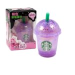 Glitter Filled Drink Cup Squishy Toy Strawberry Milk Tea Cup Squeeze Toy Super Squishy Stress Relief Sensory Fidget Toy for Kids Adults view 5