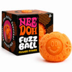 NeeDoh Fuzz Ball Flower Power Smiley Face Fuzzy Squeeze Toy Soft Spiky Sensory Fidget Stress Relief Ball Collectible Toy for Kids Adults view 7