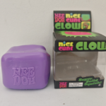 Nee Doh Nice Cube Glow In Dark Fidget Toy Super Solid Squish Slow Rebound Stress Relief Squishy Cube Sensory Squeeze Toy For Kids Adults Gift view 4