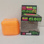 Nee Doh Nice Cube Glow In Dark Fidget Toy Super Solid Squish Slow Rebound Stress Relief Squishy Cube Sensory Squeeze Toy For Kids Adults Gift view 5