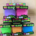 Nee Doh Nice Cube Glow In Dark Fidget Toy Super Solid Squish Slow Rebound Stress Relief Squishy Cube Sensory Squeeze Toy For Kids Adults Gift view 1