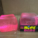 Nee Doh Nice Berg Glitter Ice Cube Fidget Toy Super Solid Squish Slow Rebound Stress Relief Giant Squeeze Sensory ASMR Toy For Kids Adults Gift view 4