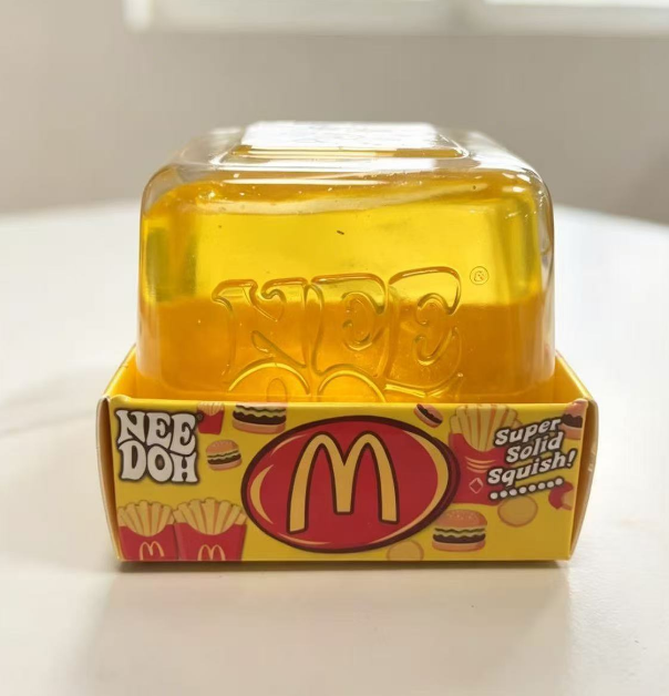 Nee Doh Nice Berg Food Drink Themed Ice Cube Fidget Toy Super Solid Squish Slow Rebound Giant Squeeze Sensory ASMR Stress Relief Toy Gift
