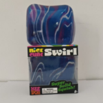 Nee Doh Nice Cube Swirl Fidget Toy Super Solid Squish Marbled Swirl Cube Slow Rebound Squeeze Sensory ASMR Stress Relief Toy view 4
