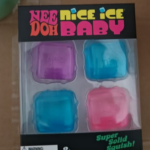 Nee Doh Nice Ice Baby 4 Pack Fidget Toy Set Super Solid Squish Transparent Ice Cube Slow Rebound Squeeze Sensory ASMR Stress Relief Toy view 1