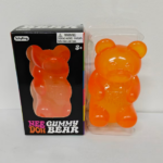 Nee Doh Gummy Bear Fidget Toy Super Solid Squish Transparent Gummy Bear Slow Rebound Squeeze Sensory ASMR Stress Relief Toy view 3