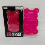 Nee Doh Gummy Bear Fidget Toy Super Solid Squish Transparent Gummy Bear Slow Rebound Squeeze Sensory ASMR Stress Relief Toy view 4