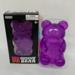 Nee Doh Gummy Bear Fidget Toy Super Solid Squish Transparent Gummy Bear Slow Rebound Squeeze Sensory ASMR Stress Relief Toy view 1
