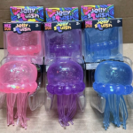 Nee Doh Jelly Squish Jellyfish Fidget Toy Glitter Transparent Slow Rebound Squeeze Sensory ASMR Stress Relief Toy view 1