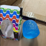Nee Doh Gumdrop Fidget Toy Super Solid Squish Textured Transparent Gum Candy Slow Rebound Squeeze ASMR Stress Relief Toy view 2