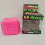 Nee Doh Nice Cube Glow In Dark Fidget Toy Super Solid Squish Slow Rebound Stress Relief Squishy Cube Sensory Squeeze Toy For Kids Adults Gift view 3
