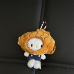 Cute headband Christmas kitty cat bag keychain pendant plush doll keychain small pendant figurine gift kitty view 6