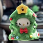 Cute headband Christmas kitty cat bag keychain pendant plush doll keychain small pendant figurine gift kitty view 7