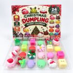 Christmas Mystery Dumpling 24-day Countdown Calendar Blind Box Squishy Stress Relief Toy view 2