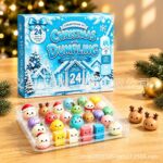 Christmas Mystery Dumpling 24-day Countdown Calendar Blind Box Squishy Stress Relief Toy view 5