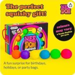 Best-selling stress-relieving toys: Needoh Rainbow Color Stress Relief Ball Playset - Mini Sensory Squeezing Toy Set view 1