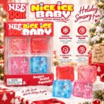 NeeDoh high-quality four small ice cubes, 3cm in size, available in stock for a limited time. Jointly designed with Christmas glitter ice cubes and made of malt sugar material. view 1