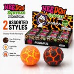 NeeDoh glowing lava ball squeeze-and-joy stress-relieving toy sensory release gadget stress-relieving toy release flour view 1