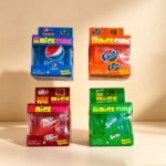 Needoh Soda Drink Cube Squeeze Fidget Toy, Transparent Soft Gel Stress Relief Squishy Toy, Novelty Beverage Shape Decompression Gift view 1
