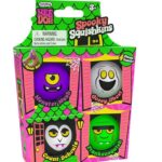 New product NeeDoh Teenie Jack-Glow Halloween haunted house finger-puppet toy set view 1