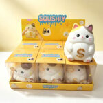 Hot-selling Ultra-soft Simulation Giant Lucky Cat Squeeze Toy Stress Relief Toy view 1