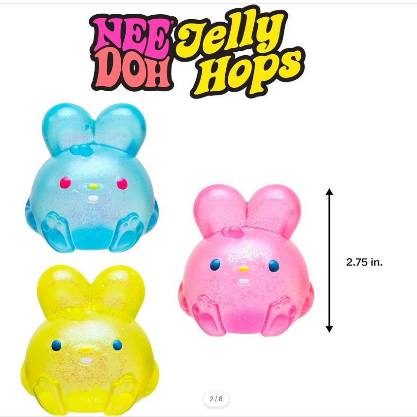 Cross-border new product NEEDOH independent site hit Amazon educational stress relief simulation rabbit squeeze stress toy