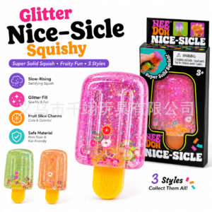 NeeDoh high-quality glitter popsicle squeeze toy, creative new product stress relief slow-rebound toy