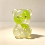 Fruit Bear Shape Squeeze Fidget Toy, Transparent Glitter Animal Squish Toy, Mixed Fruit Sensory Stress Relief Decompression Gift view 7