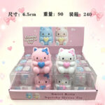 In-stock Sanrio Building Block Squishy Toy Stitch Stress Relief Creative Slow-rebound Squeeze Toy view 8
