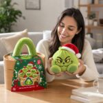 Hot-selling Grinch Plush Toy Green Furry Monster Doll Christmas Holiday Toy view 3