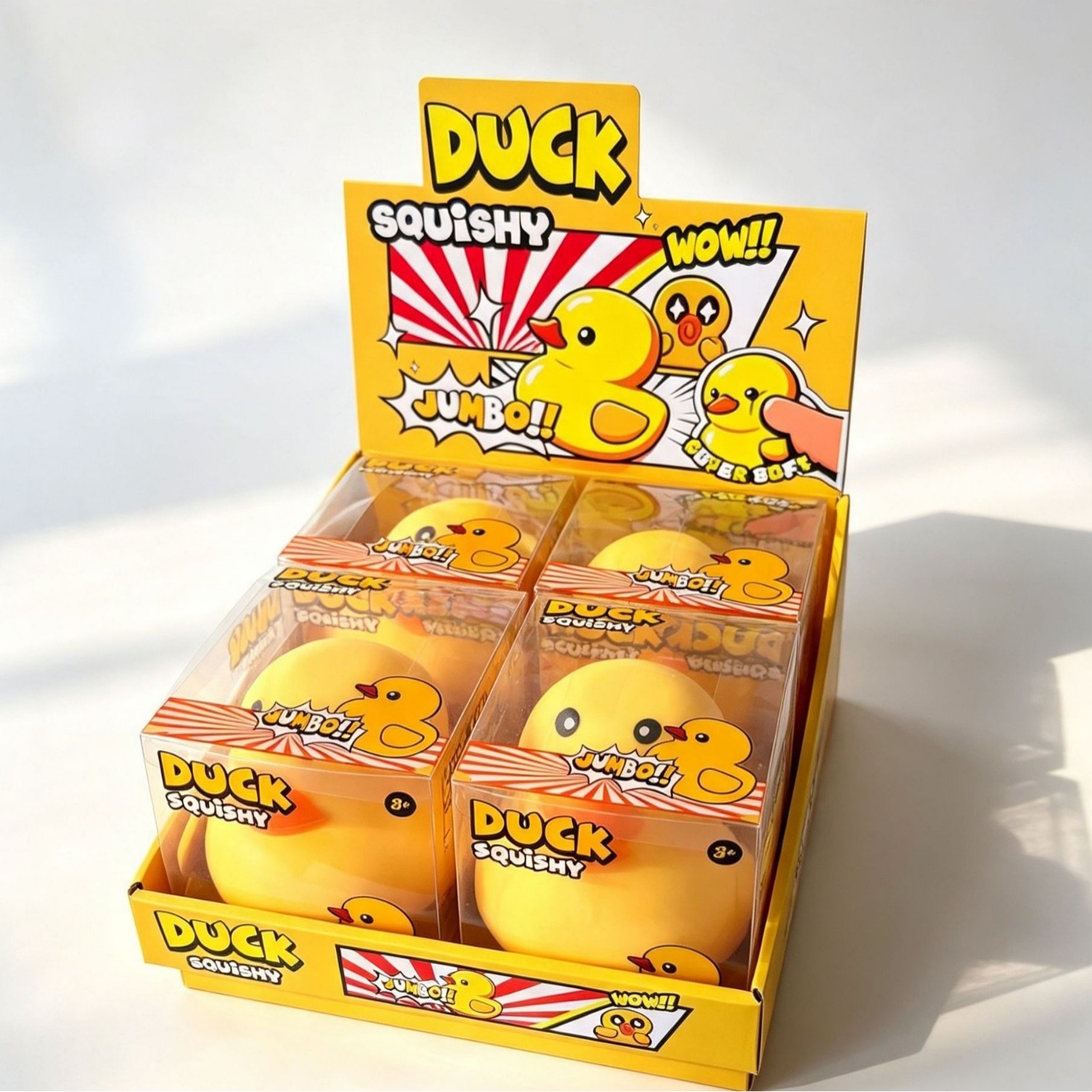 Jumbo Big Yellow Duck Squeeze Toy Slow-rebound Extra-large Duc Stress Relief And Venting Tool