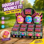 Needoh Mushroom Ball - Soft and Malleable Play Toy with Adjustable Texture and Powdered Finish for Stress Relief view 5