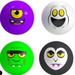 New product NeeDoh Teenie Jack-Glow Halloween haunted house finger-puppet toy set view 4