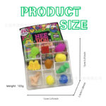 Needoh Easter Advent Calendar Fidget Toy Set, 10 Days Countdown Surprise Squish Squeeze Toys, Assorted Sensory Stress Relief Gift Pack view 3