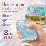 NeeDoh High-Quality 8cm Large Ice Cube Large Ribbon Playful Malt Candy Large Ice Cube Sensory Stress Relief Toy view 3