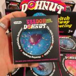 Nedoh Donut Shape Squeeze Fidget Toy, Glitter Transparent Squish Sensory Toy, Simulation Food Stress Relief Decompression Gift view 2