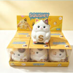 Hot-selling Ultra-soft Simulation Giant Lucky Cat Squeeze Toy Stress Relief Toy view 3