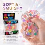 NeeDoh squishy snowflake cube maltose glitter ice cube slow-rebound squishy stress relief Christmas decompression toy view 3