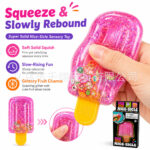 NeeDoh high-quality glitter popsicle squeeze toy, creative new product stress relief slow-rebound toy view 2