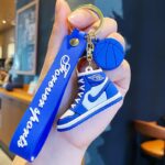 AJ basketball shoes keychain hanger for sports shoes, creative car bag hanging ornament, small gift shoe model view 5
