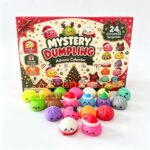 24day Countdown Blind Box, Christmas Toy, Dumpling Squeeze Toy Blind Box, Tear-off Calendar, Advent Calendar Box view 2