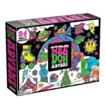 The new Needoh 24-day countdown calendar blind box toy, "Mashing Fun" stress-relieving toy, is a Christmas gift. view 4