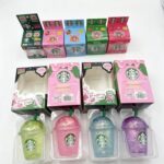 Best-selling transparent-shell milk tea cup from Starbucks Needoh malt sugar squeeze toy with soft rebounding feature for stress relief. view 3