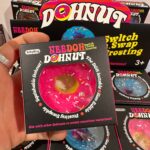 Nedoh Donut Shape Squeeze Fidget Toy, Glitter Transparent Squish Sensory Toy, Simulation Food Stress Relief Decompression Gift view 4