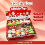 New Santa Claus PU Foam Slow-rebound Stress Relief Christmas Gift Figure Toy view 2