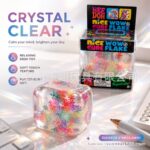 NeeDoh squishy snowflake cube maltose glitter ice cube slow-rebound squishy stress relief Christmas decompression toy view 1